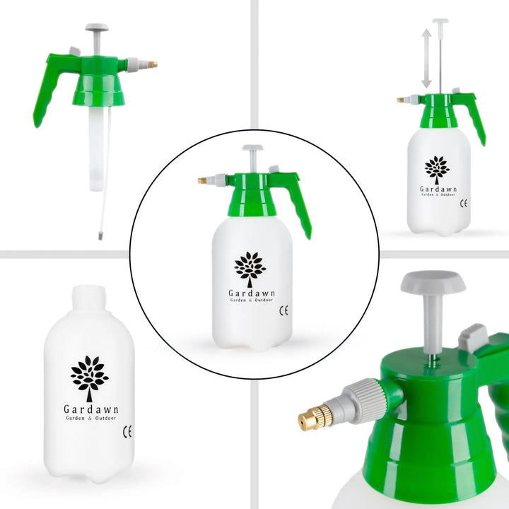 1.5L garden spray bottle with dual nozzle options